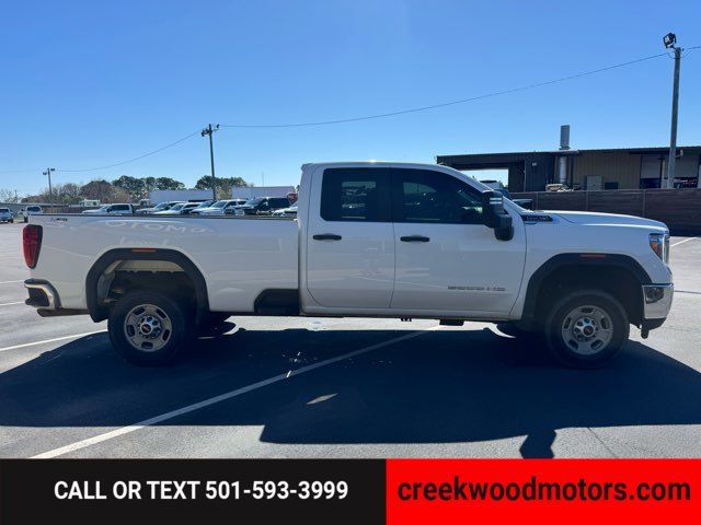 2022 GMC Sierra 2500HD Pro Double Cab 4x4 6.6 GAS 1 Owner White Long Bed