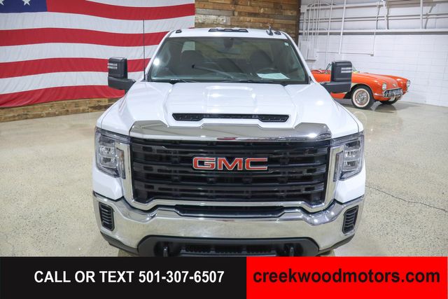 2022 GMC Sierra 2500HD Pro Double Cab 4x4 6.6 GAS 1 Owner White Long Bed
