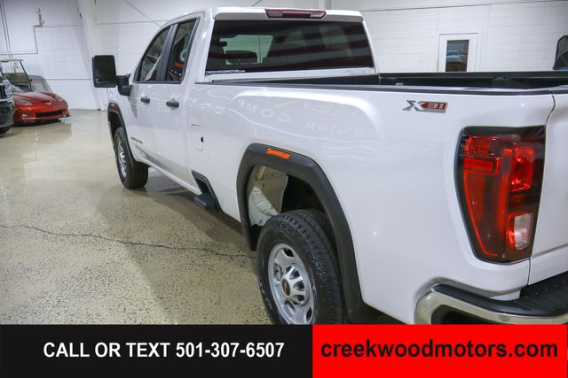 2022 GMC Sierra 2500HD Pro Double Cab 4x4 6.6 GAS 1 Owner White Long Bed
