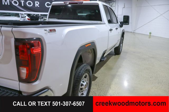 2022 GMC Sierra 2500HD Pro Double Cab 4x4 6.6 GAS 1 Owner White Long Bed 2022 GMC Sierra 2500HD Pro Double Cab 4x4 6.6 GAS 1 Owner White Long Bed