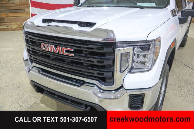2022 GMC Sierra 2500HD Pro Double Cab 4x4 6.6 GAS 1 Owner White Long Bed