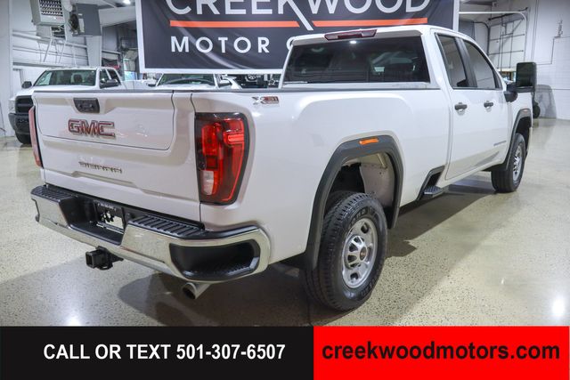 2022 GMC Sierra 2500HD Pro Double Cab 4x4 6.6 GAS 1 Owner White Long Bed