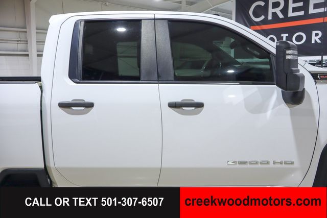 2022 GMC Sierra 2500HD Pro Double Cab 4x4 6.6 GAS 1 Owner White Long Bed