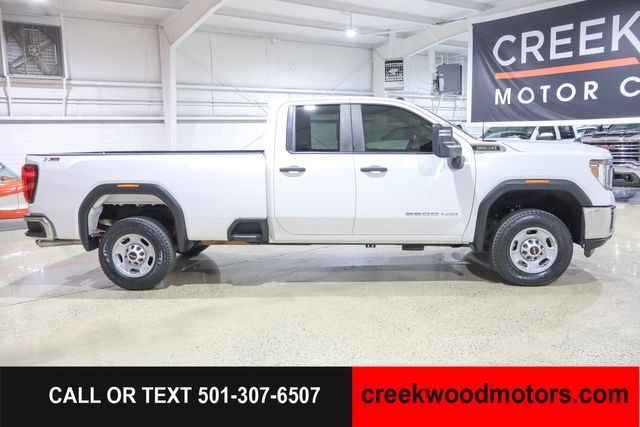 2022 GMC Sierra 2500HD Pro Double Cab 4x4 6.6 GAS 1 Owner White Long Bed