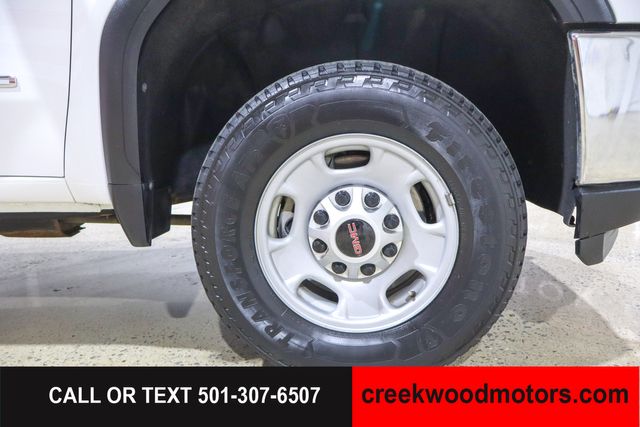 2022 GMC Sierra 2500HD Pro Double Cab 4x4 6.6 GAS 1 Owner White Long Bed