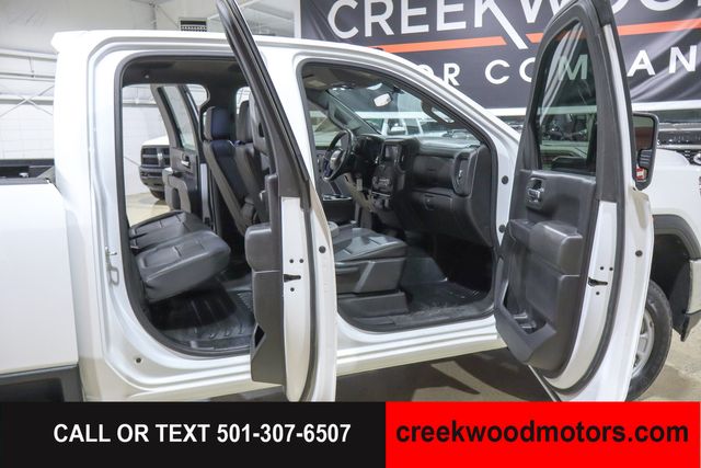 2022 GMC Sierra 2500HD Pro Double Cab 4x4 6.6 GAS 1 Owner White Long Bed
