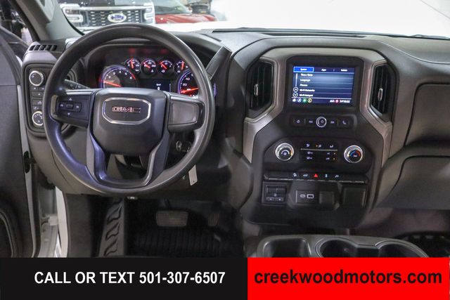 2022 GMC Sierra 2500HD Pro Double Cab 4x4 6.6 GAS 1 Owner White Long Bed