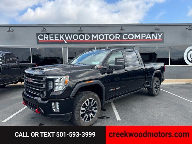 2022 GMC Sierra 2500HD AT4 4x4 Duramax Diesel Allison 20s 1 Owner Black