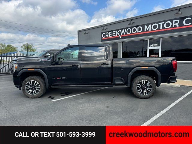 2022 GMC Sierra 2500HD AT4 4x4 Duramax Diesel Allison 20s 1 Owner Black