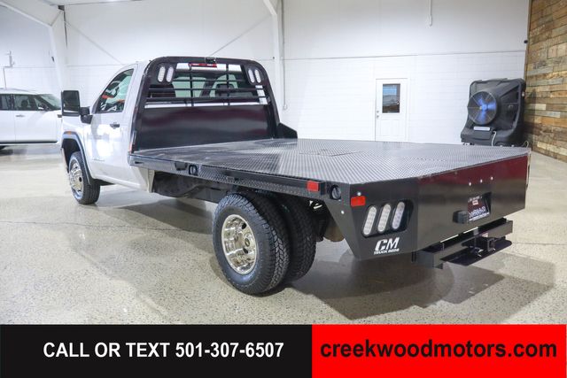 2022 GMC Sierra 3500HD Chassis Cab FLATBED 11ft Dually Pro 2wd Reg Cab 6.6 GAS 1Owner