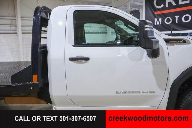 2022 GMC Sierra 3500HD Chassis Cab FLATBED 11ft Dually Pro 2wd Reg Cab 6.6 GAS 1Owner