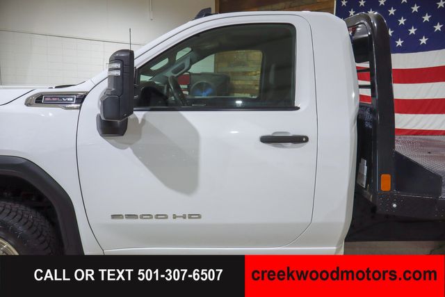 2022 GMC Sierra 3500HD Chassis Cab FLATBED 11ft Dually Pro 2wd Reg Cab 6.6 GAS 1Owner