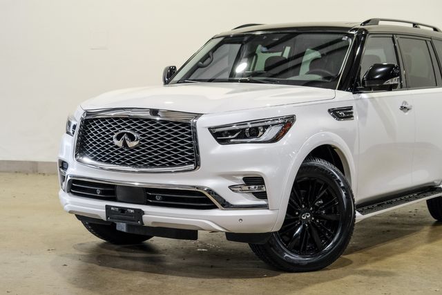 2022 Infiniti QX80 LUXE SUNROOF,360 CAM,HTD LTH,20'S,52K MILES | Carrollton, TX | Texas Vehicle Exchange