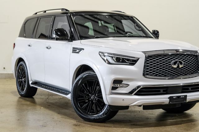 2022 Infiniti QX80 LUXE SUNROOF,360 CAM,HTD LTH,20'S,52K MILES | Carrollton, TX | Texas Vehicle Exchange