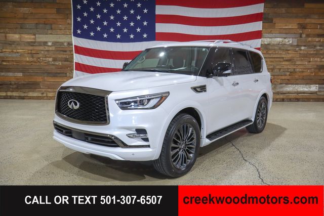 2022 Infiniti QX80 Premium Select 4x4 22s Sunroof Financing White