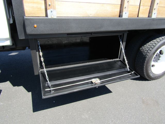 2022 International CV515 Crew Cab 4x4 with 12' Stake Body and Lift Gate