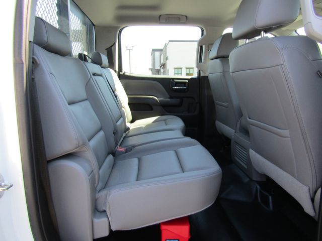 2022 International CV515 Crew Cab 4x4 with 12' Stake Body and Lift Gate