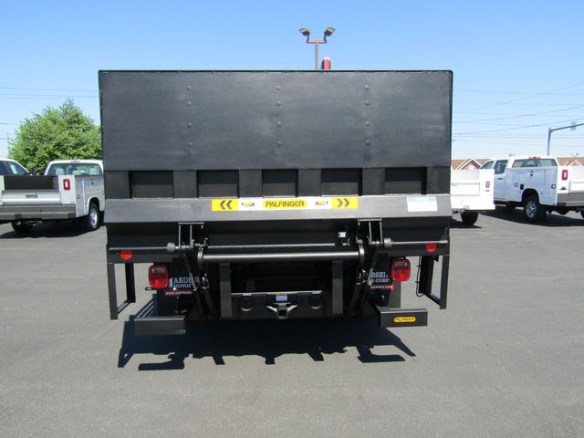 2022 International CV515 Crew Cab 4x4 with 12' Stake Body and Lift Gate