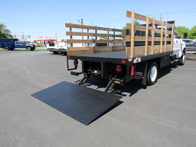 2022 International CV515 Crew Cab 4x4 with 12' Stake Body and Lift Gate