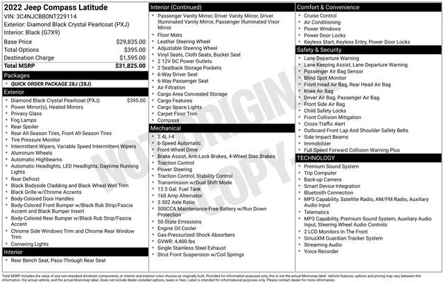 2022 Jeep Compass Latitude