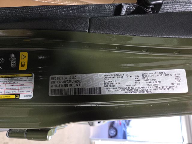 2022 Jeep Gladiator Overland 2022 Jeep Gladiator Overland