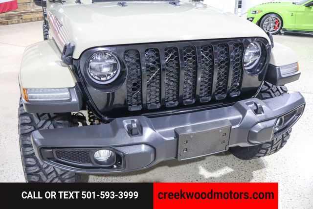 2022 Jeep Gladiator Willys Sport 4x4 V6 Auto 1 Owner New Tires LIFTED