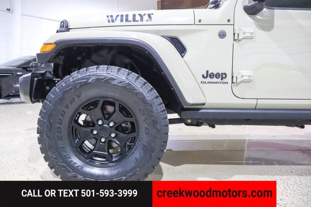 2022 Jeep Gladiator Willys Sport 4x4 V6 Auto 1 Owner New Tires LIFTED