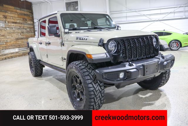 2022 Jeep Gladiator Willys Sport 4x4 V6 Auto 1 Owner New Tires LIFTED