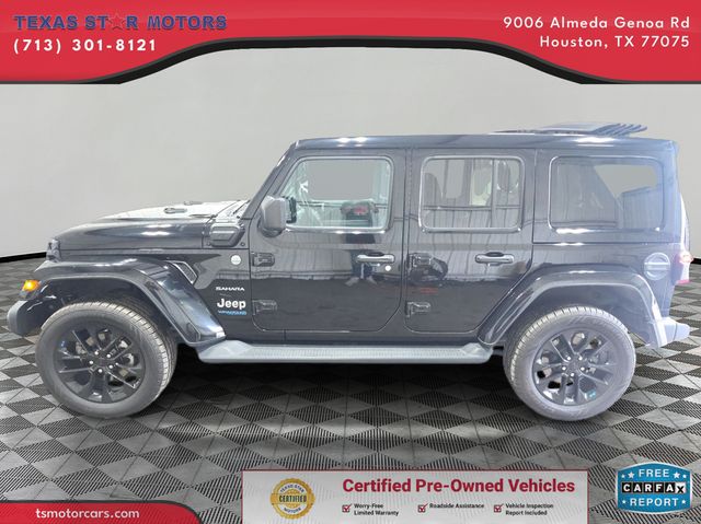 2022 Jeep Wrangler Unlimited Sahara 4xe 2022 Jeep Wrangler Unlimited Sahara 4xe