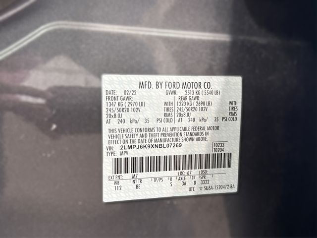 2022 Lincoln NAUTILUS RESERVE 2022 Lincoln NAUTILUS RESERVE