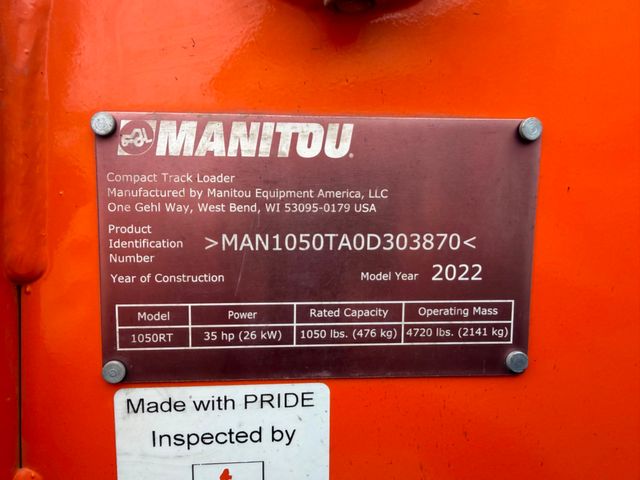 2022 Manitou 1050RT