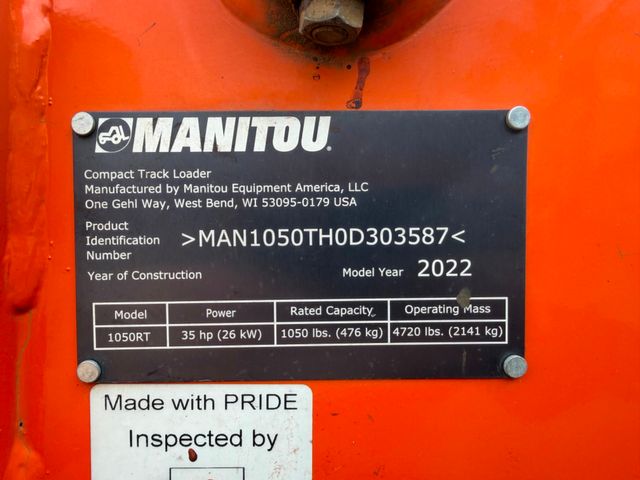 2022 Manitou 1050RT