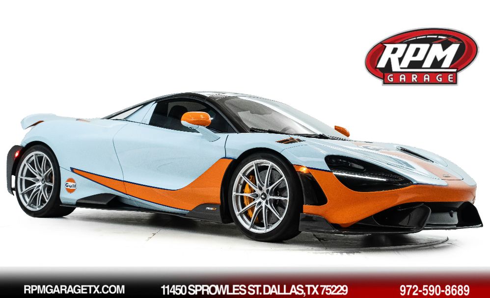 2022 McLaren 765LT Spider Full MSO Gulf Livery 1 of 5 Ever
