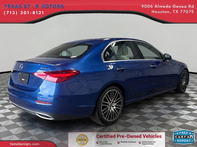2022 Mercedes-Benz C-CLASS C300 4MATIC | Houston, TX | Texas Star Motors 2022 Mercedes-Benz C-CLASS C300 4MATIC | Houston, TX | Texas Star Motors