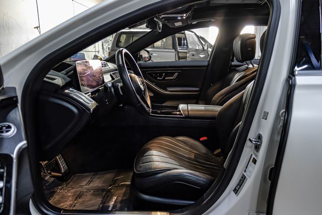 2022 Mercedes-Benz S 500 4MATIC White Magno Matte AMG 3D TECH 22" Vossen TX | Dallas, TX | East Dallas Diesel 2022 Mercedes-Benz S 500 4MATIC White Magno Matte AMG 3D TECH 22" Vossen TX | Dallas, TX | East Dallas Diesel