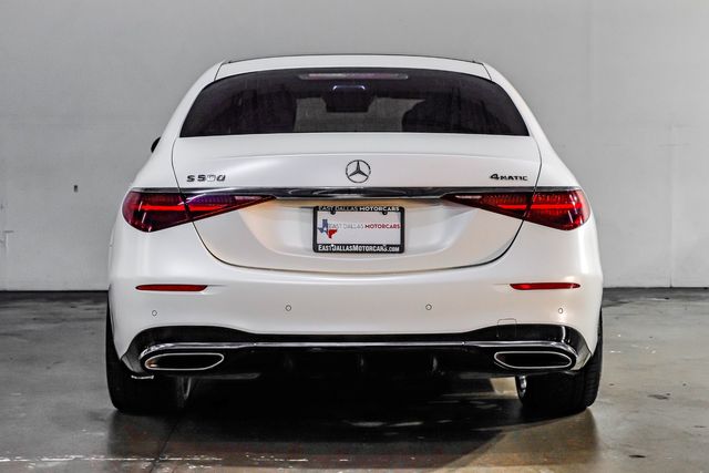 2022 Mercedes-Benz S 500 4MATIC White Magno Matte AMG 3D TECH 22" Vossen TX | Dallas, TX | East Dallas Diesel 2022 Mercedes-Benz S 500 4MATIC White Magno Matte AMG 3D TECH 22" Vossen TX | Dallas, TX | East Dallas Diesel