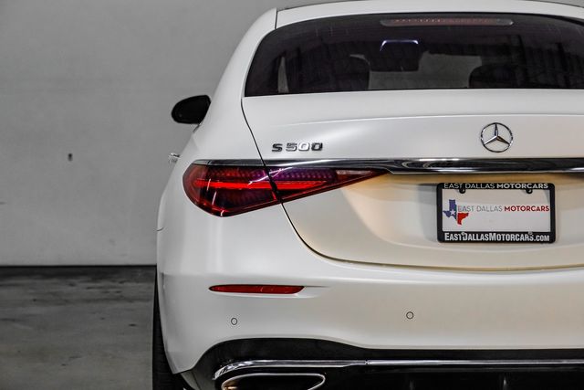 2022 Mercedes-Benz S 500 4MATIC White Magno Matte AMG 3D TECH 22" Vossen TX | Dallas, TX | East Dallas Diesel
