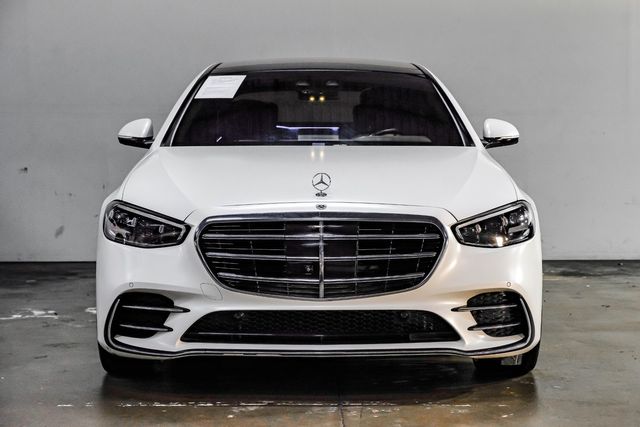 2022 Mercedes-Benz S 500 4MATIC White Magno Matte AMG 3D TECH 22" Vossen TX | Dallas, TX | East Dallas Diesel