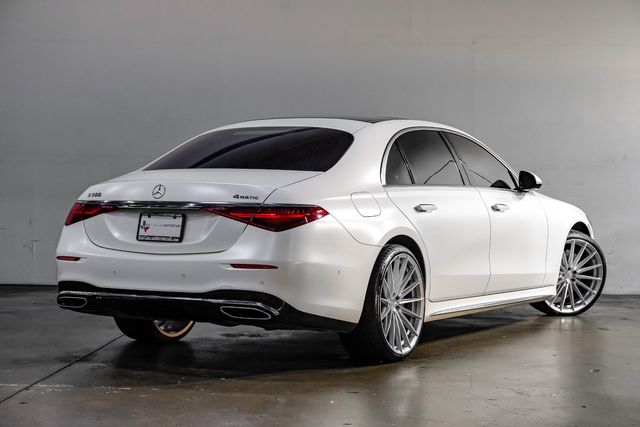 2022 Mercedes-Benz S 500 4MATIC White Magno Matte AMG 3D TECH 22" Vossen TX | Dallas, TX | East Dallas Diesel 2022 Mercedes-Benz S 500 4MATIC White Magno Matte AMG 3D TECH 22" Vossen TX | Dallas, TX | East Dallas Diesel