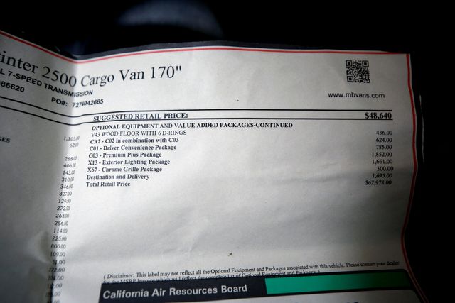 2022 Mercedes-Benz Sprinter 2500 | Burbank, California | MDK International 2022 Mercedes-Benz Sprinter 2500 | Burbank, California | MDK International