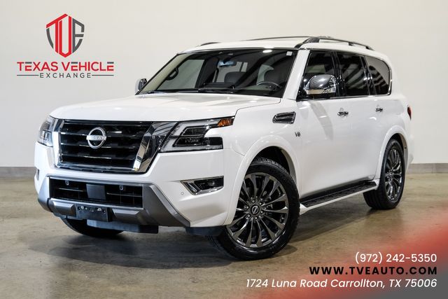 2022 Nissan Armada Platinum ROOF,NAV,360 CAM, HTD/COOLED LTH,22'S,46K | Carrollton, TX | Texas Vehicle Exchange