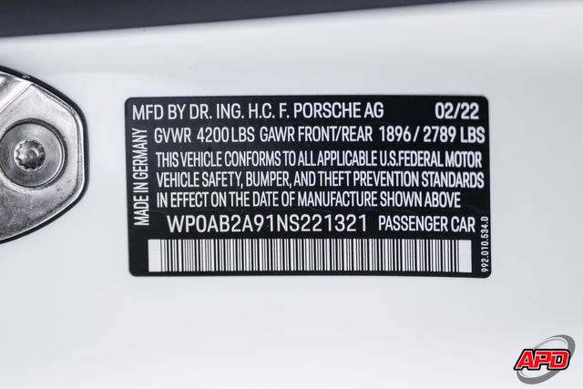 2022 Porsche 911 Carrera GTS 2022 Porsche 911 Carrera GTS
