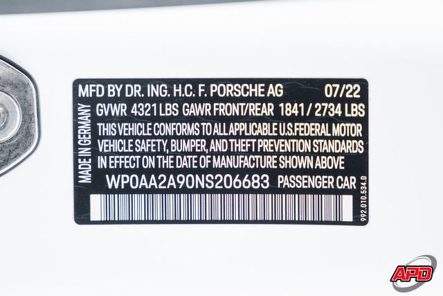 2022 Porsche 911 Carrera 2022 Porsche 911 Carrera