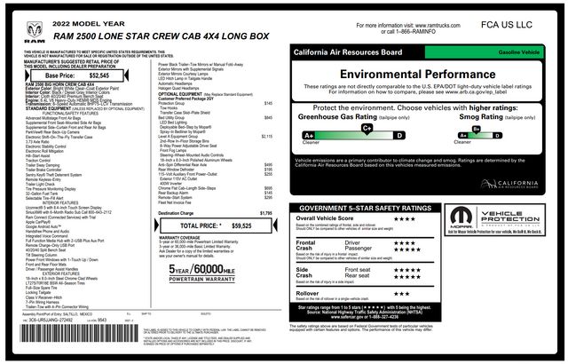 2022 Ram 2500 Lone Star 2022 Ram 2500 Lone Star