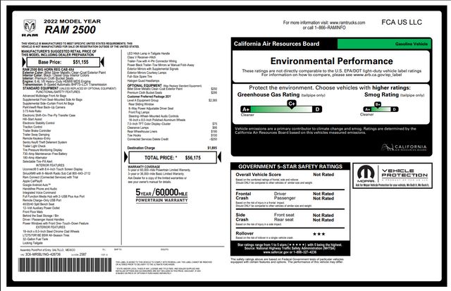2022 Ram 2500 Big Horn 2022 Ram 2500 Big Horn