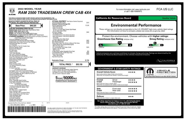 2022 Ram 2500 Tradesman 2022 Ram 2500 Tradesman