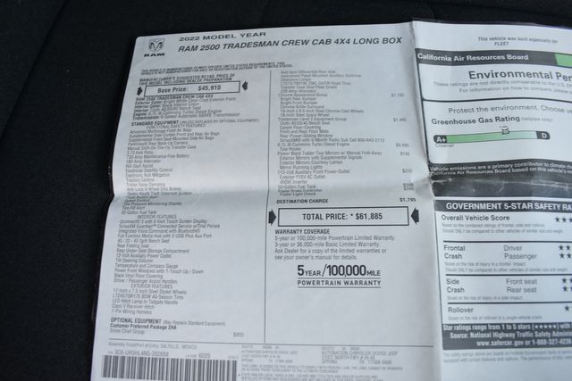 2022 Ram 2500 Tradesman