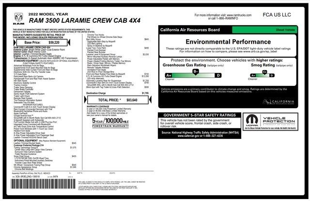 2022 Ram 3500 Laramie 2022 Ram 3500 Laramie
