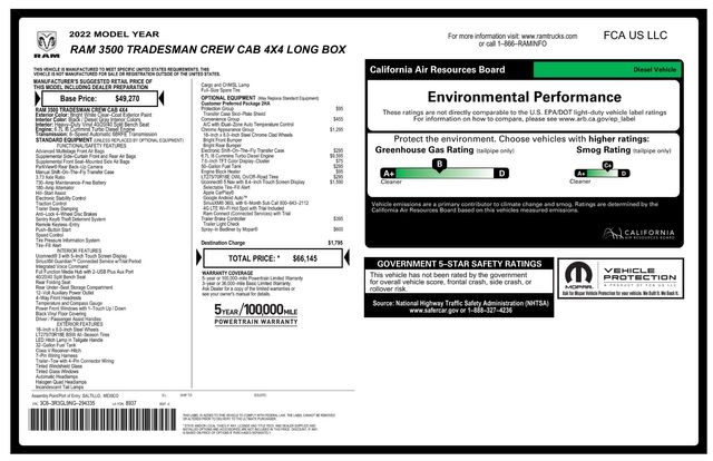 2022 Ram 3500 Tradesman 2022 Ram 3500 Tradesman