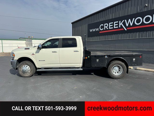 2022 Ram 3500 FLATBED Laramie 4x4 Dually Cummins Diesel LowMiles